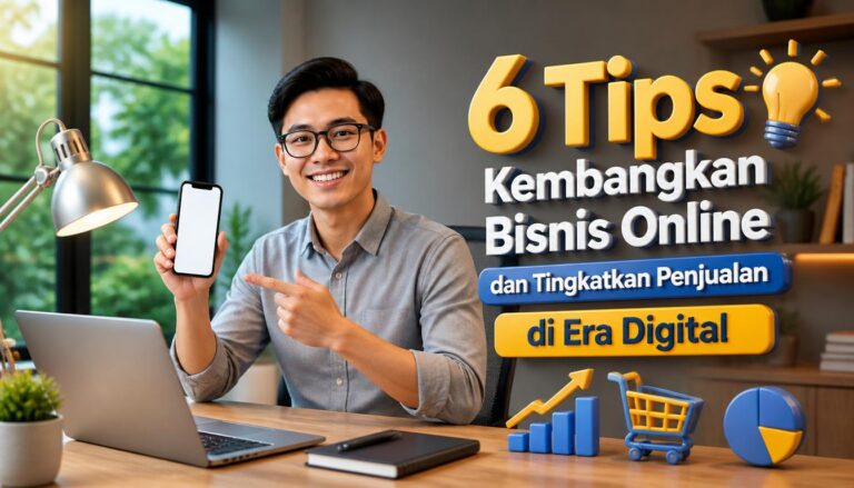 6 Tips Kembangkan Bisnis Online dan Tingkatkan Penjualan di Era Digital