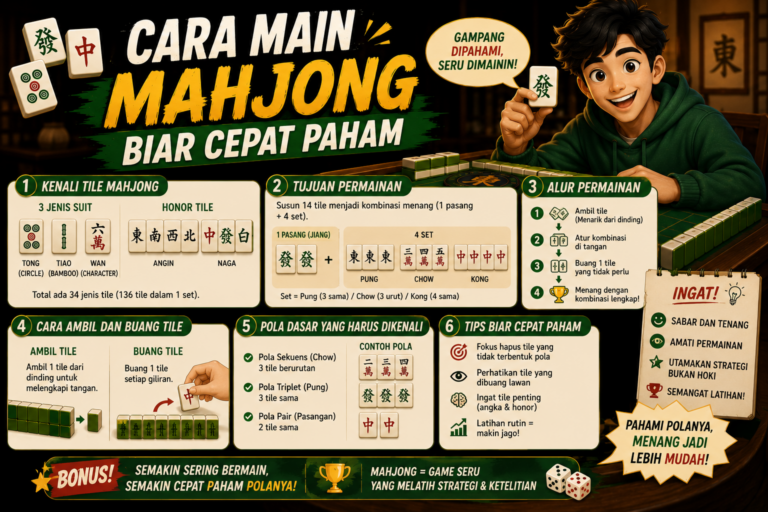 Cara Main Mahjong Biar Cepat Paham