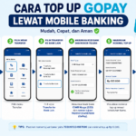 Cara Top Up GoPay Lewat Mobile Banking
