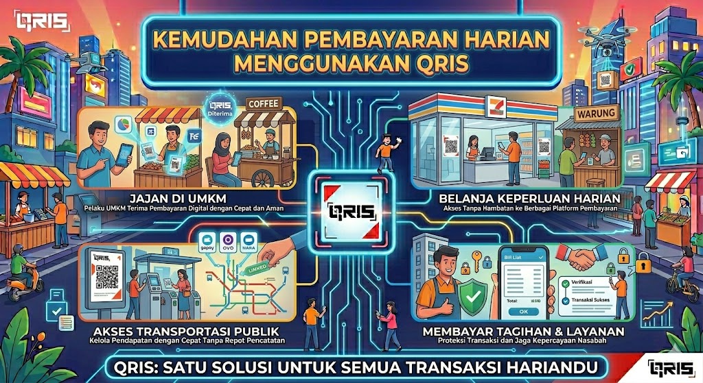 Kemudahan Pembayaran Harian Menggunakan QRIS