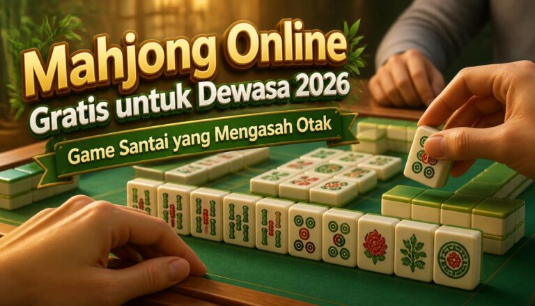 Mahjong Online Gratis untuk Dewasa 2026, Game Santai yang Mengasah Otak
