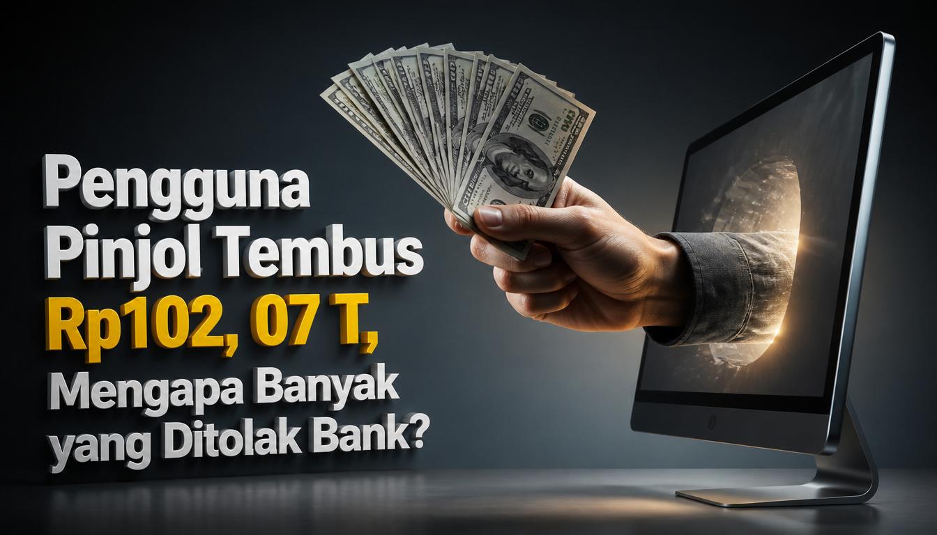 Pengguna Pinjol Tembus Rp102,07 T, Mengapa Banyak yang Ditolak Bank