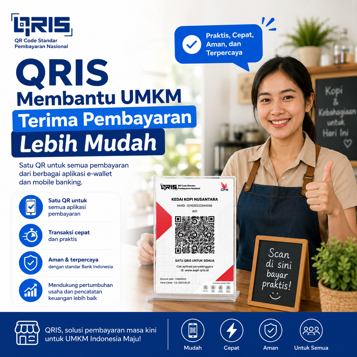 QRIS Membantu UMKM Terima Pembayaran Lebih Mudah