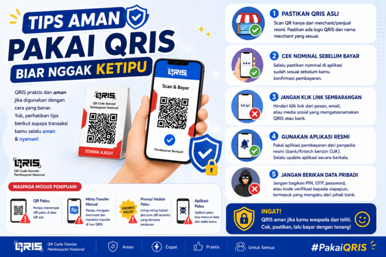 Tips Aman Pakai QRIS Biar Nggak Ketipu