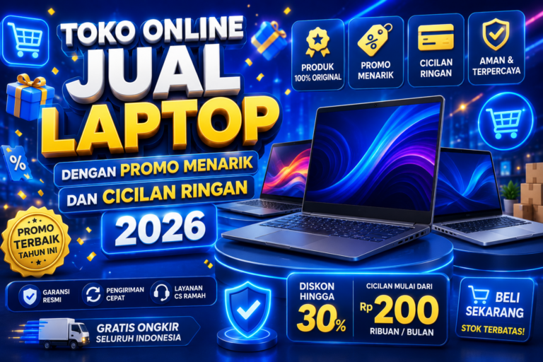 Toko Online Jual Laptop dengan Promo Menarik dan Cicilan Ringan